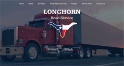 Desktop Screenshot of longhornroadservice.com