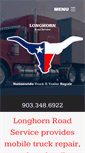 Mobile Screenshot of longhornroadservice.com